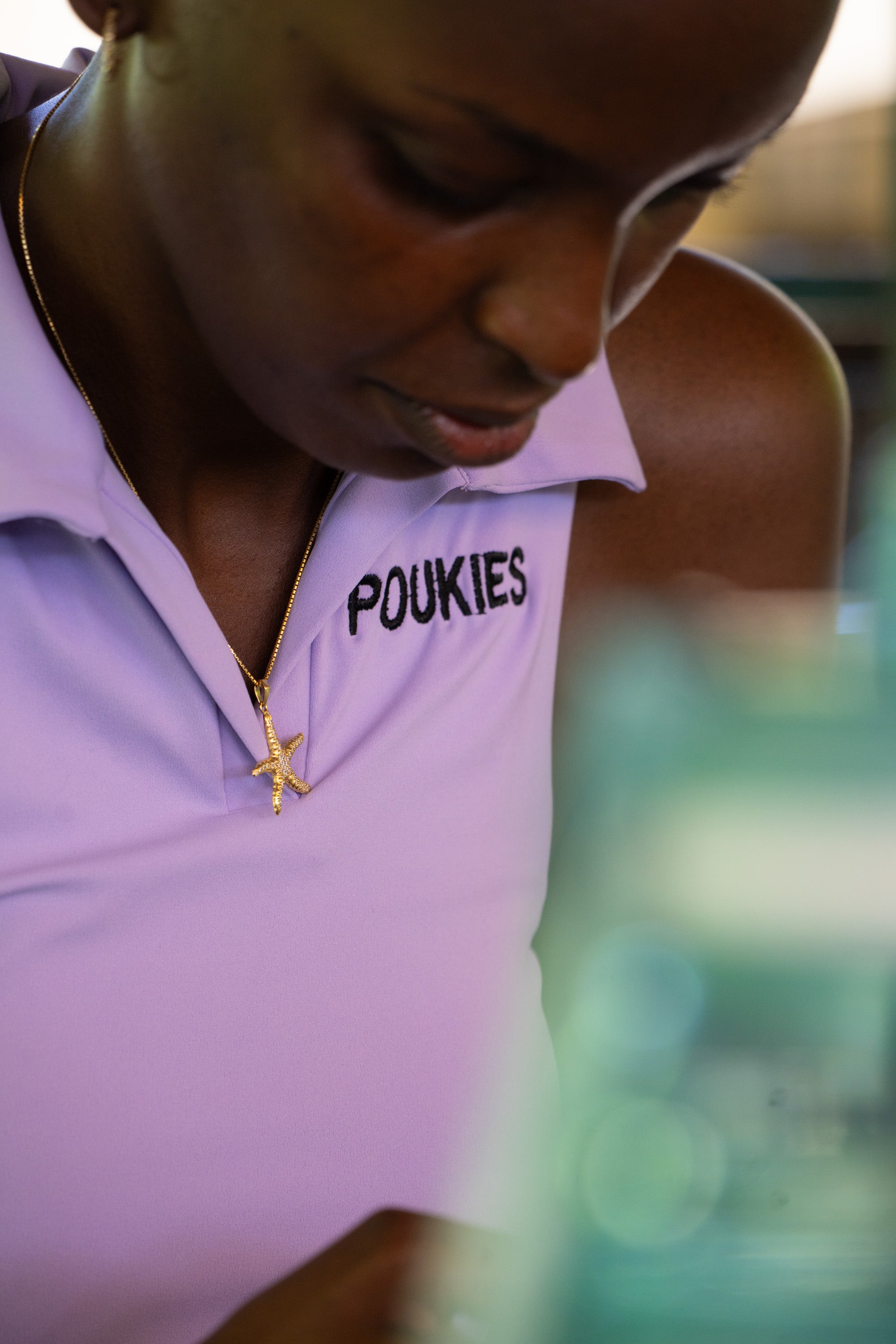 Poukies Purple Tennis Set