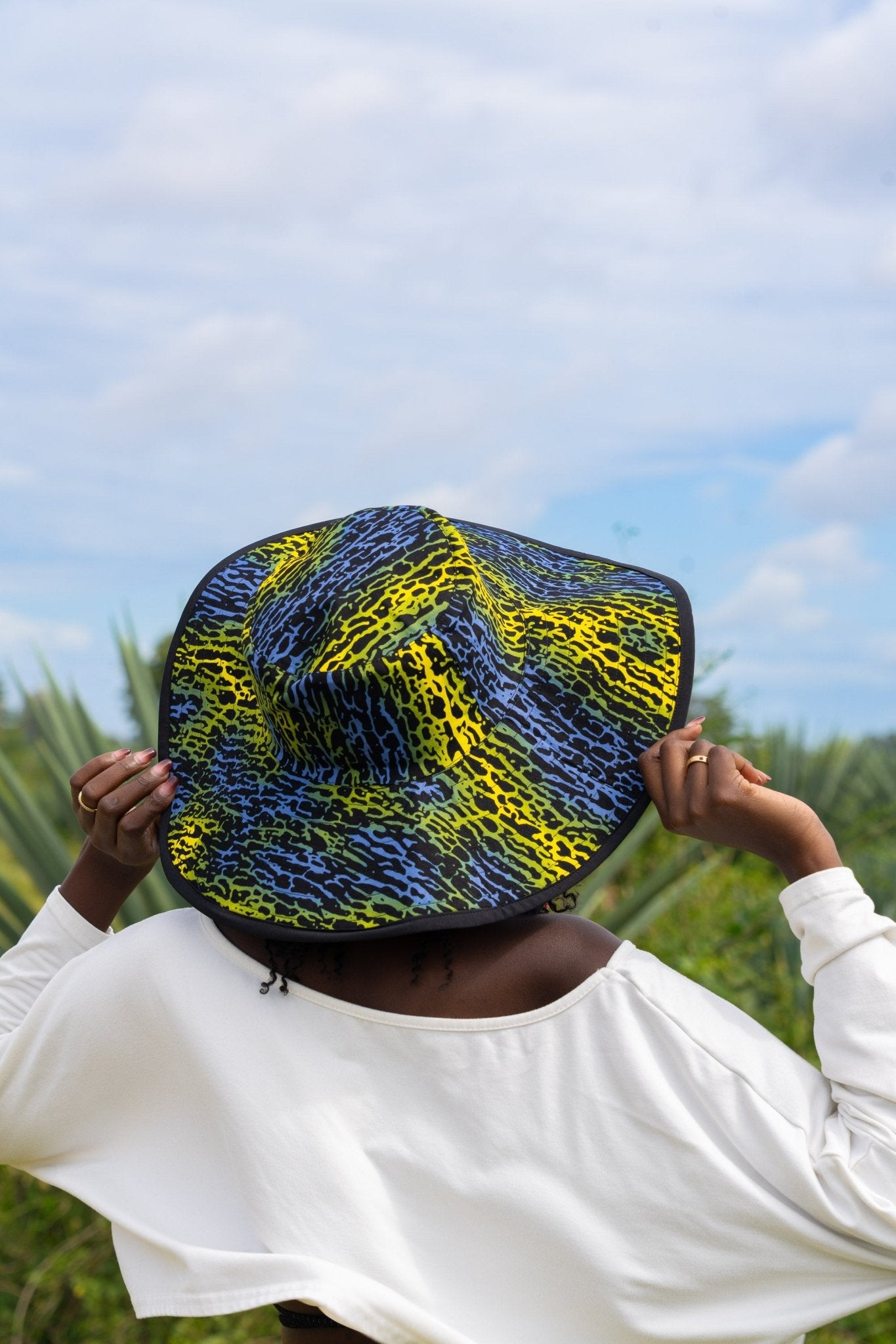 Electric Safari African Print Bucket & Safari Hats - Zawadi Hat Fashion