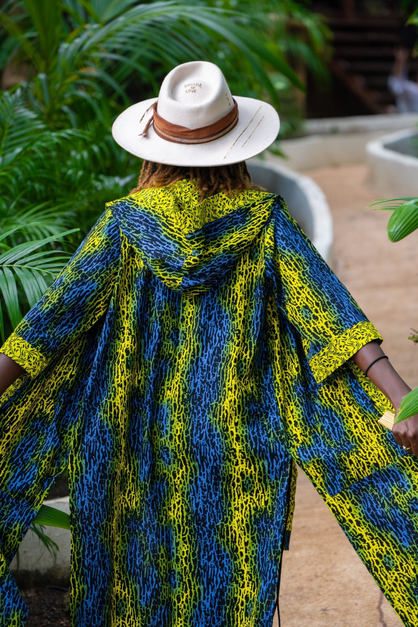 Electric Safari Resort Shorts | African Print Wear - Zawadi Hat Fashion