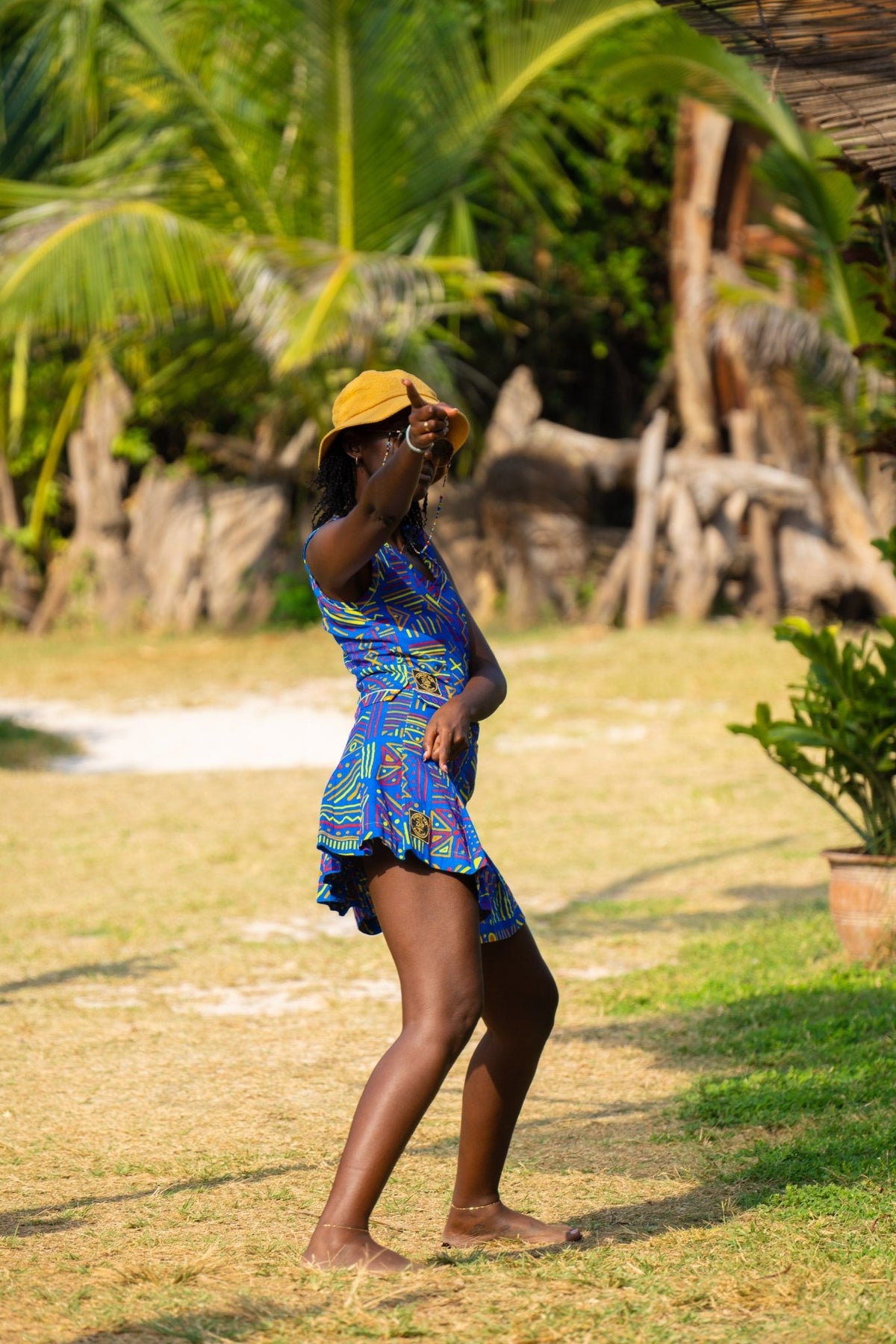 Female Tribal Echo Tennis Set - Zawadi Hat Fashion