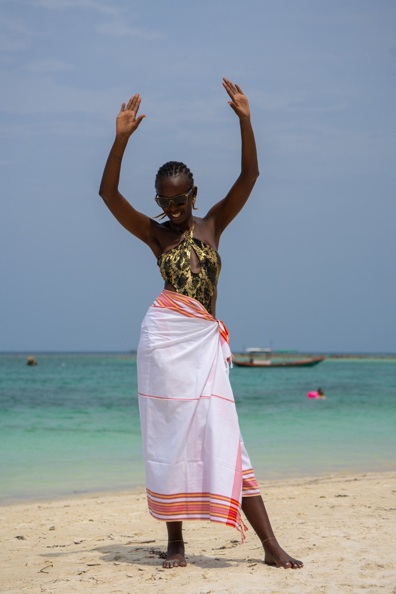 Kenyan Kikoy Wrap — Coastal Heritage Cloth - Zawadi Hat Fashion