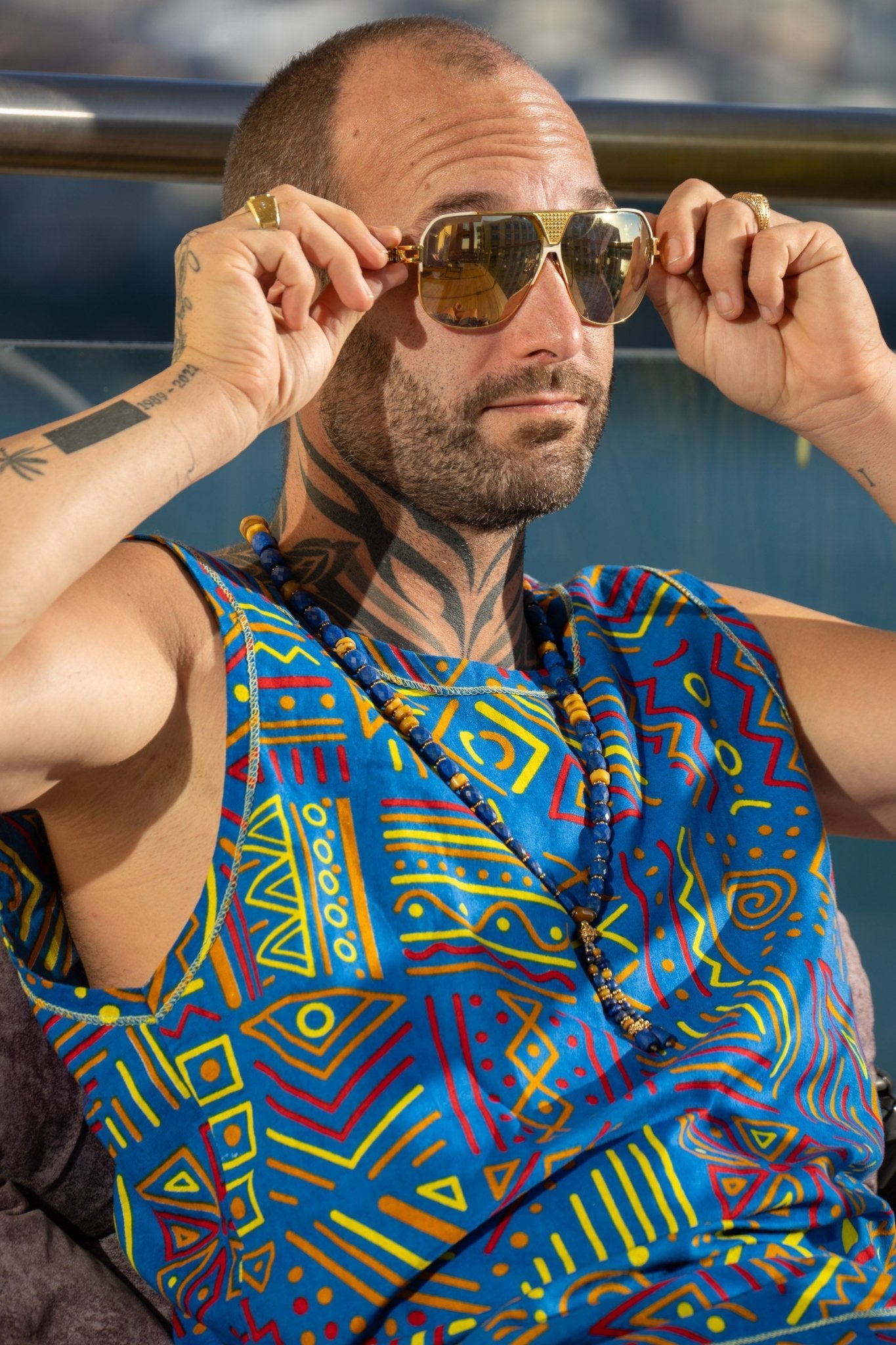 Male Tribal Echo Set - Zawadi Hat Fashion
