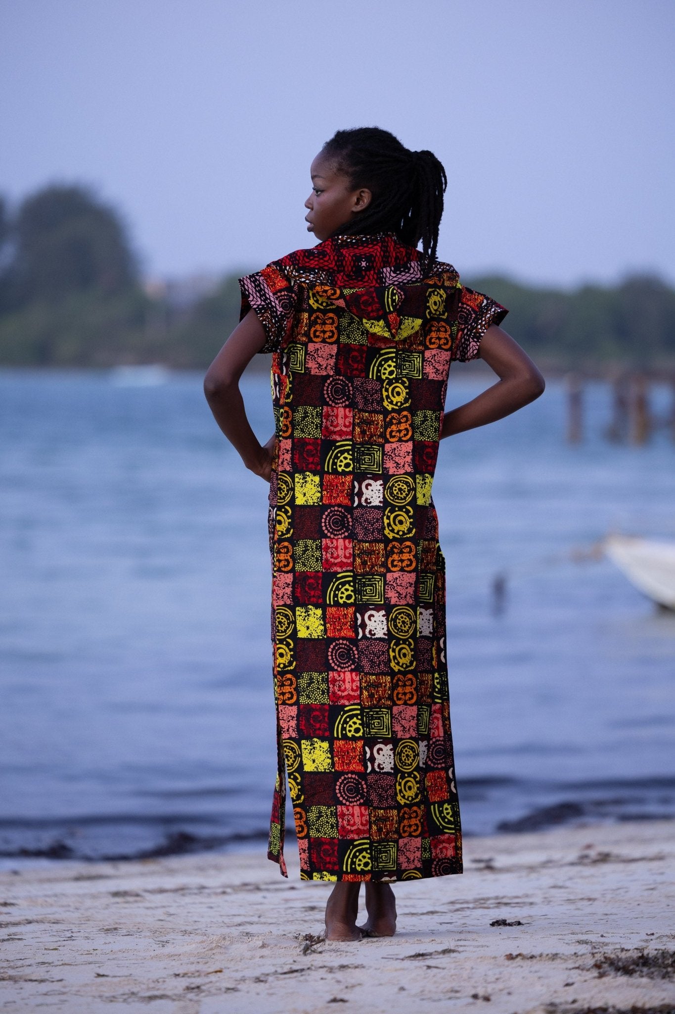 Spice Mix Long Cover - Up — Luxury Resort Wear - Zawadi Hat Fashion