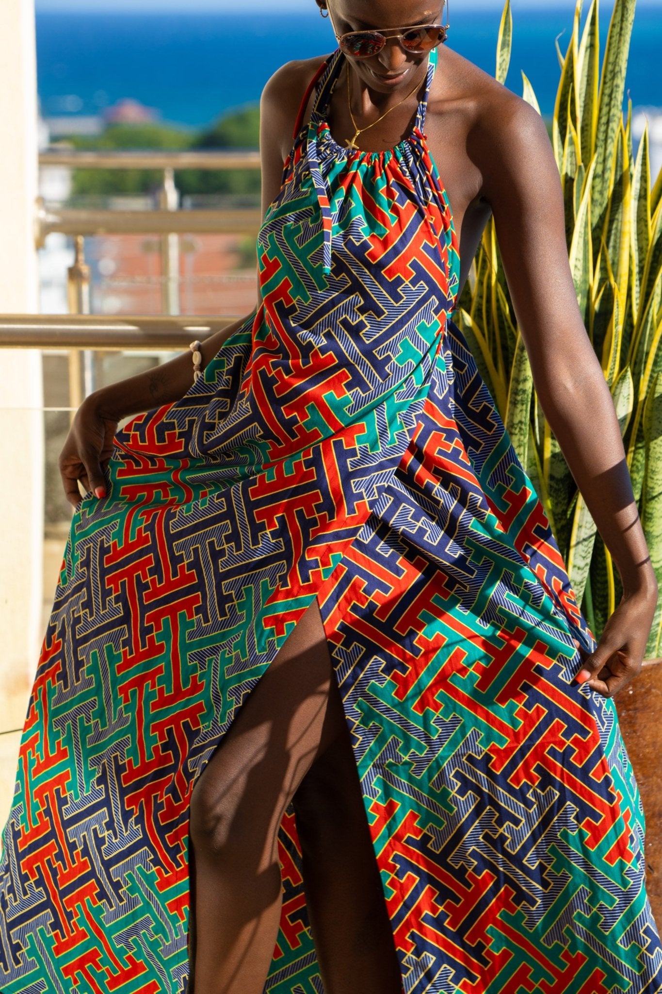 Zamu Open Back Dress - Zawadi Hat Fashion