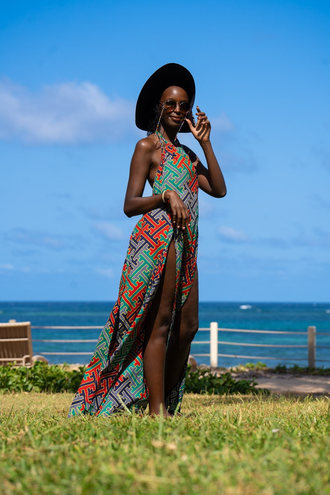 Zamu Open Back Dress - Zawadi Hat Fashion