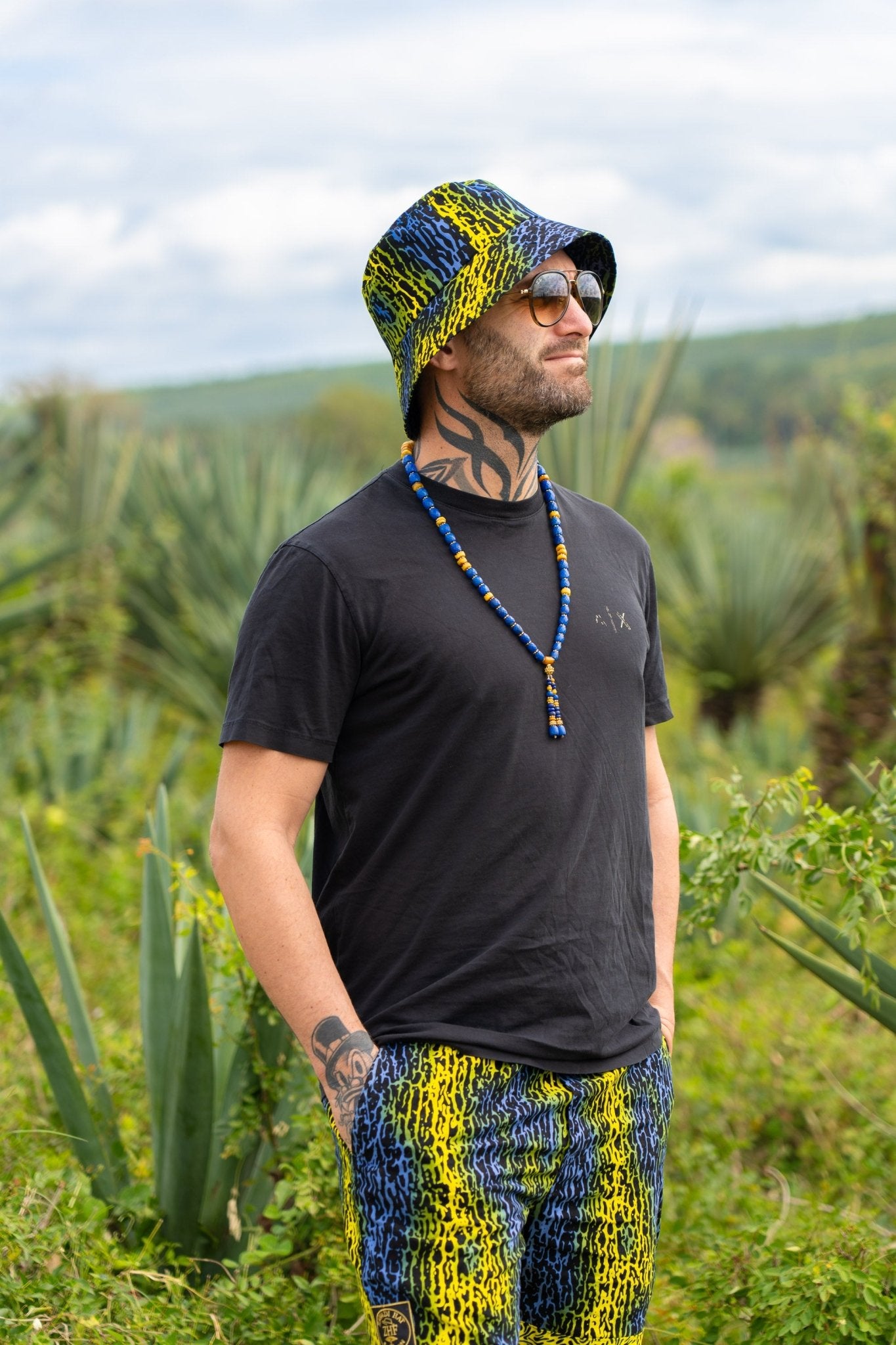 Electric Safari African Print Bucket & Safari Hats - Zawadi Hat Fashion