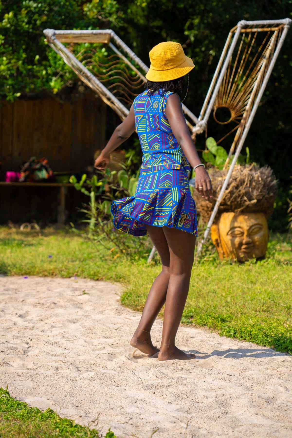 Female Tribal Echo Tennis Set - Zawadi Hat Fashion