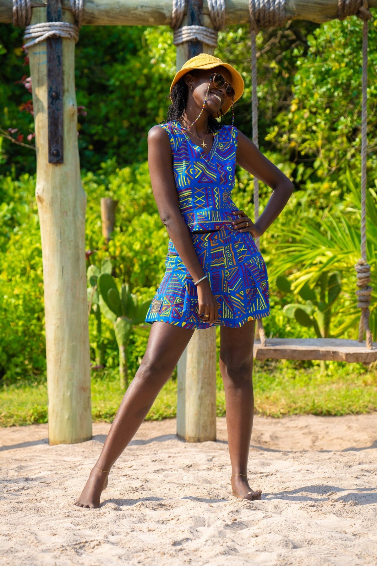 Female Tribal Echo Tennis Set - Zawadi Hat Fashion