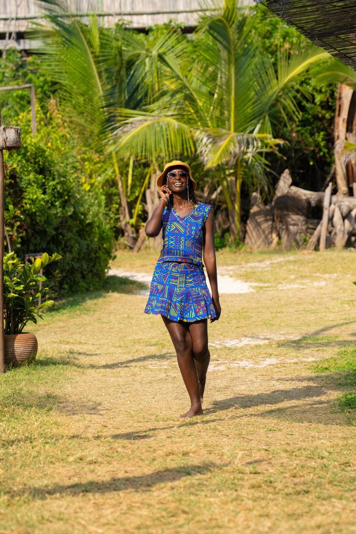 Female Tribal Echo Tennis Set - Zawadi Hat Fashion