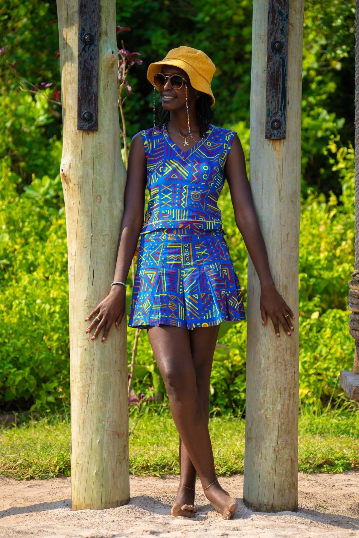 Female Tribal Echo Tennis Set - Zawadi Hat Fashion