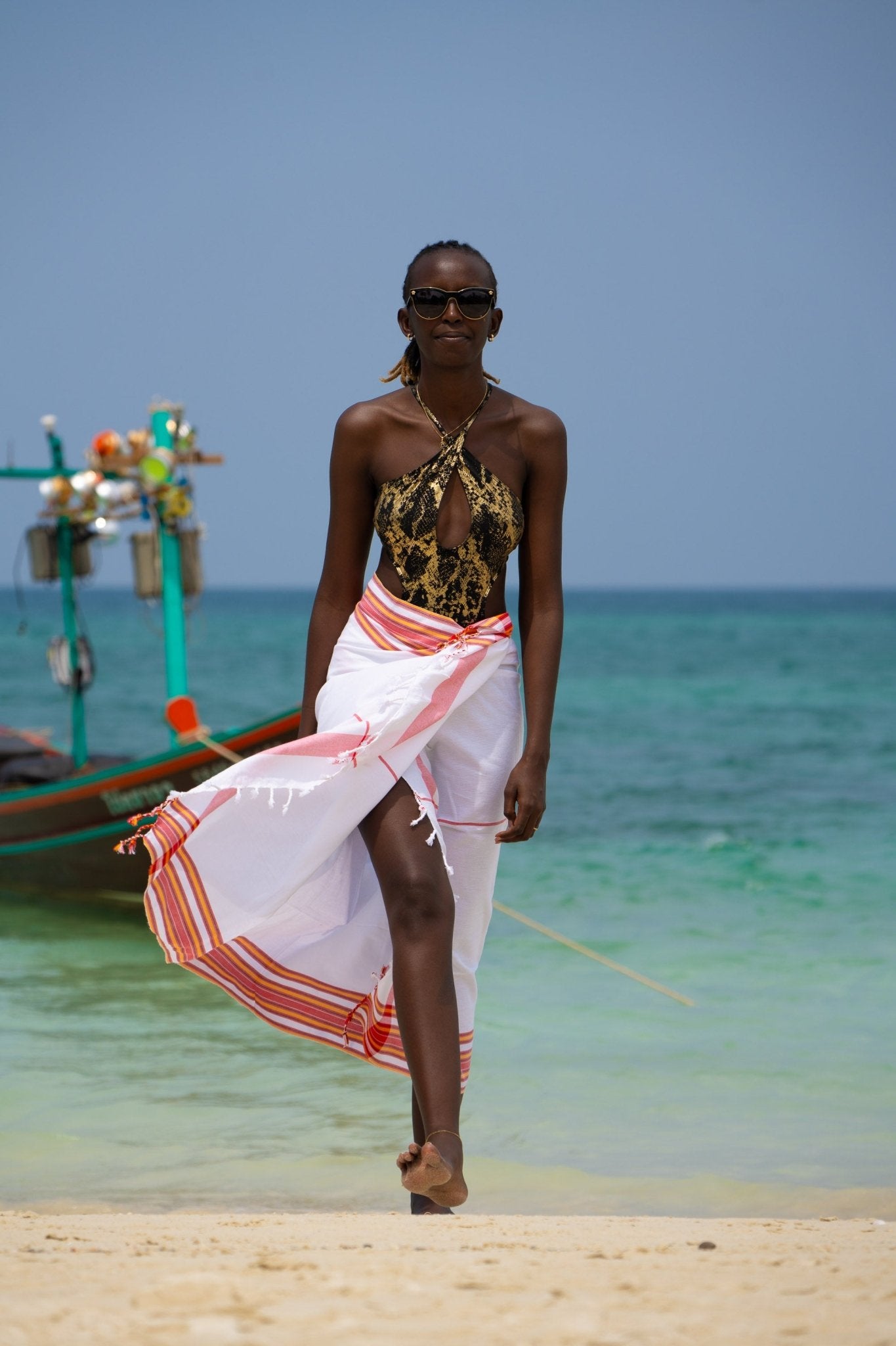 Kenyan Kikoy Wrap — Coastal Heritage Cloth - Zawadi Hat Fashion