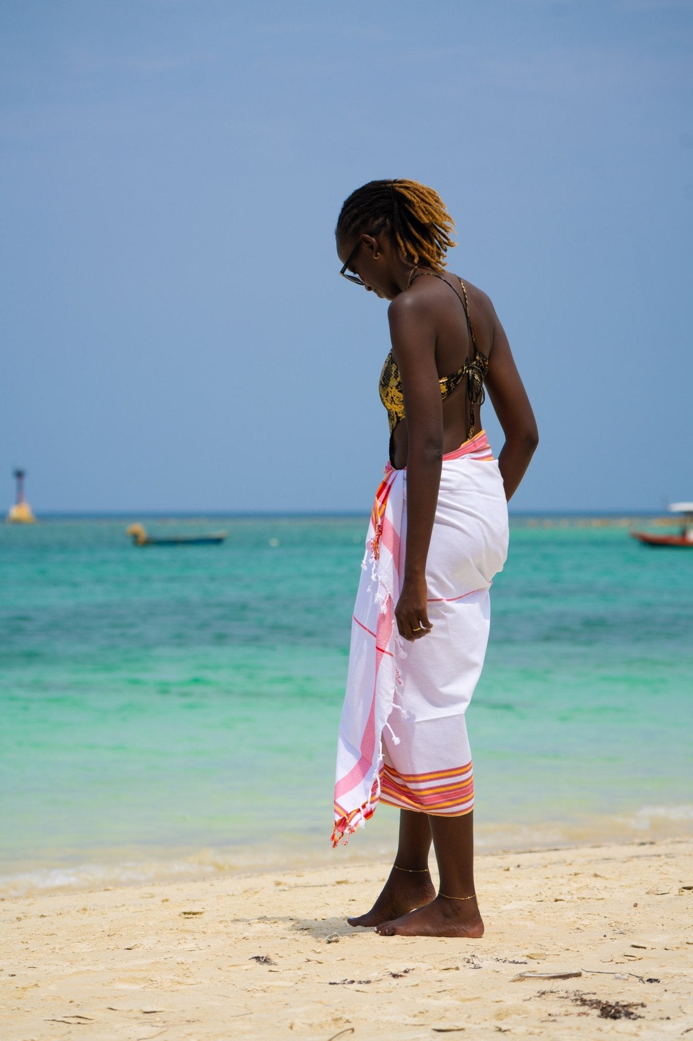 Kenyan Kikoy Wrap — Coastal Heritage Cloth - Zawadi Hat Fashion