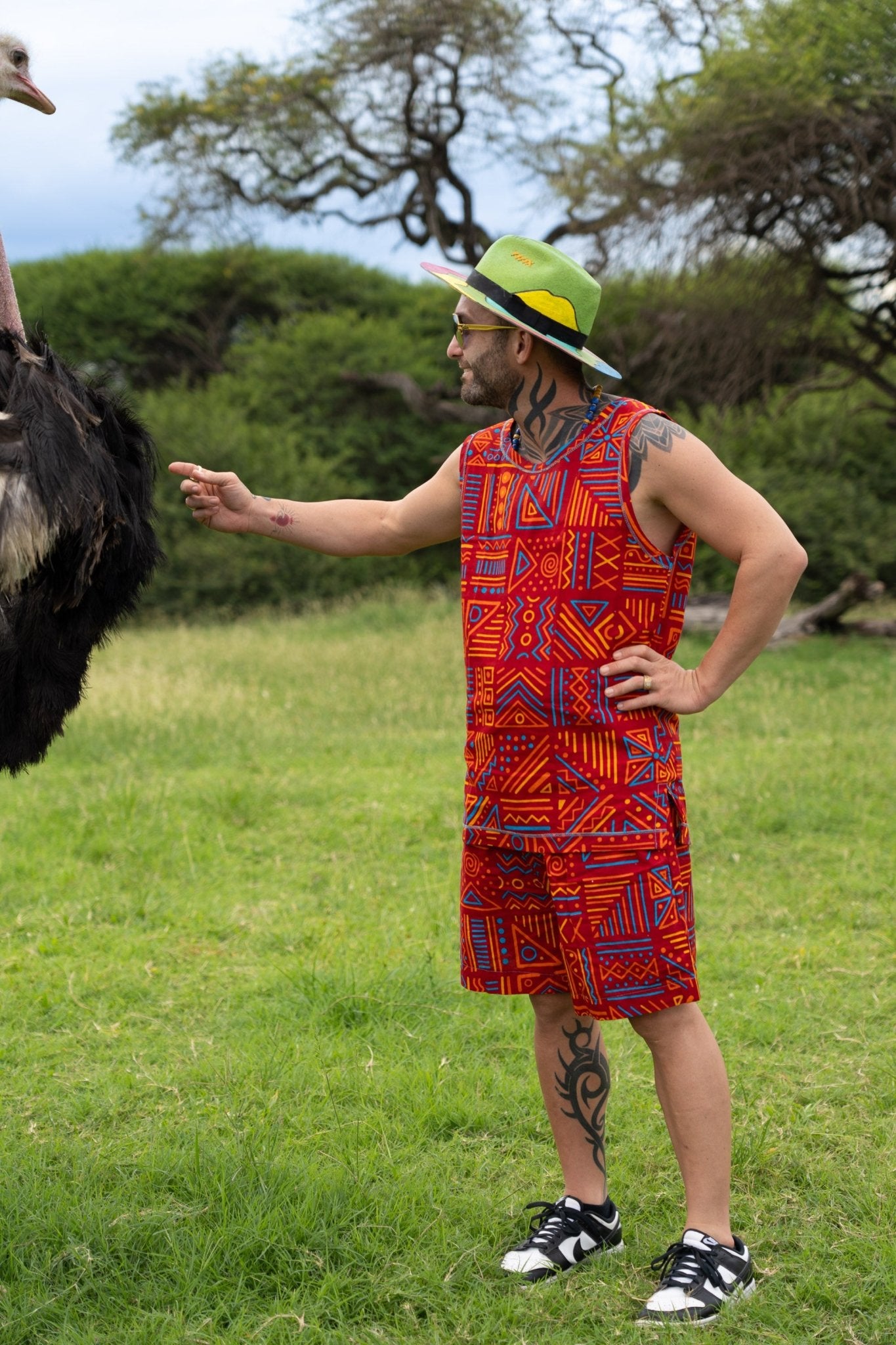 Male Tribal Echo Set - Zawadi Hat Fashion