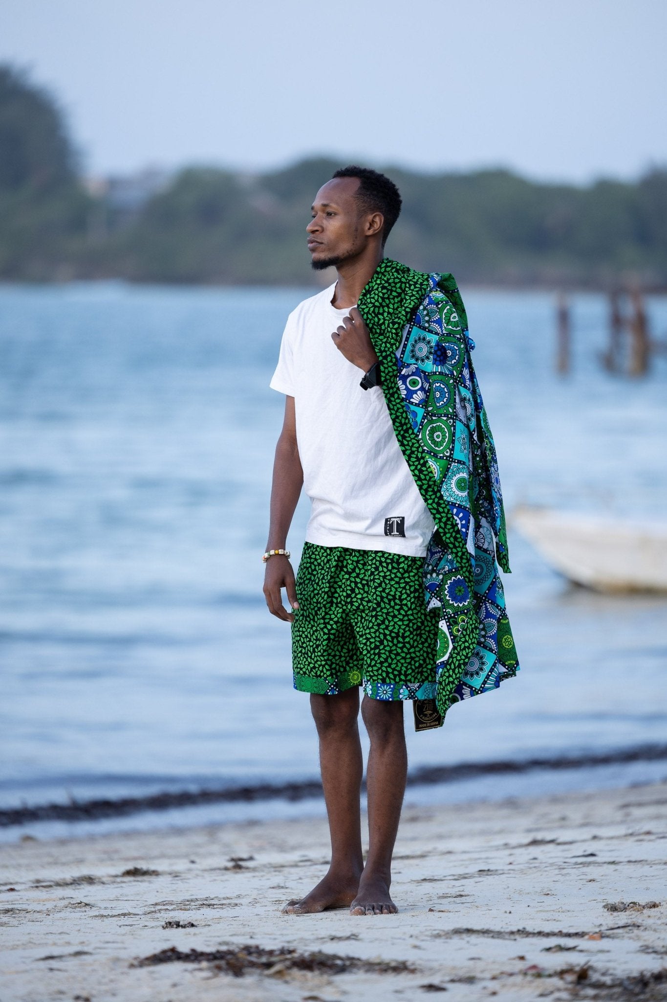 Mandala Bloom Female & Male Shorts — Luxury Resort Wear - Zawadi Hat Fashion