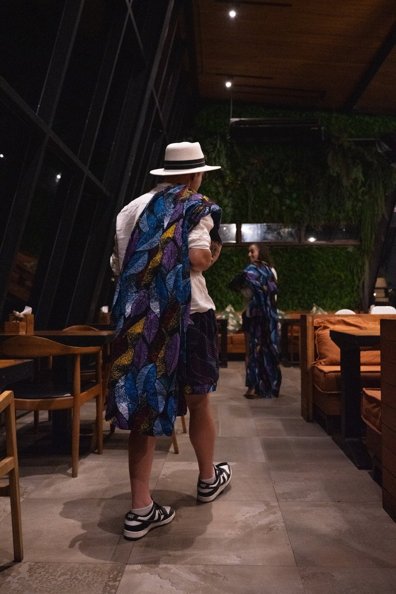 Midnight Garden Female & Male Shorts — Luxury Resort Wear - Zawadi Hat Fashion