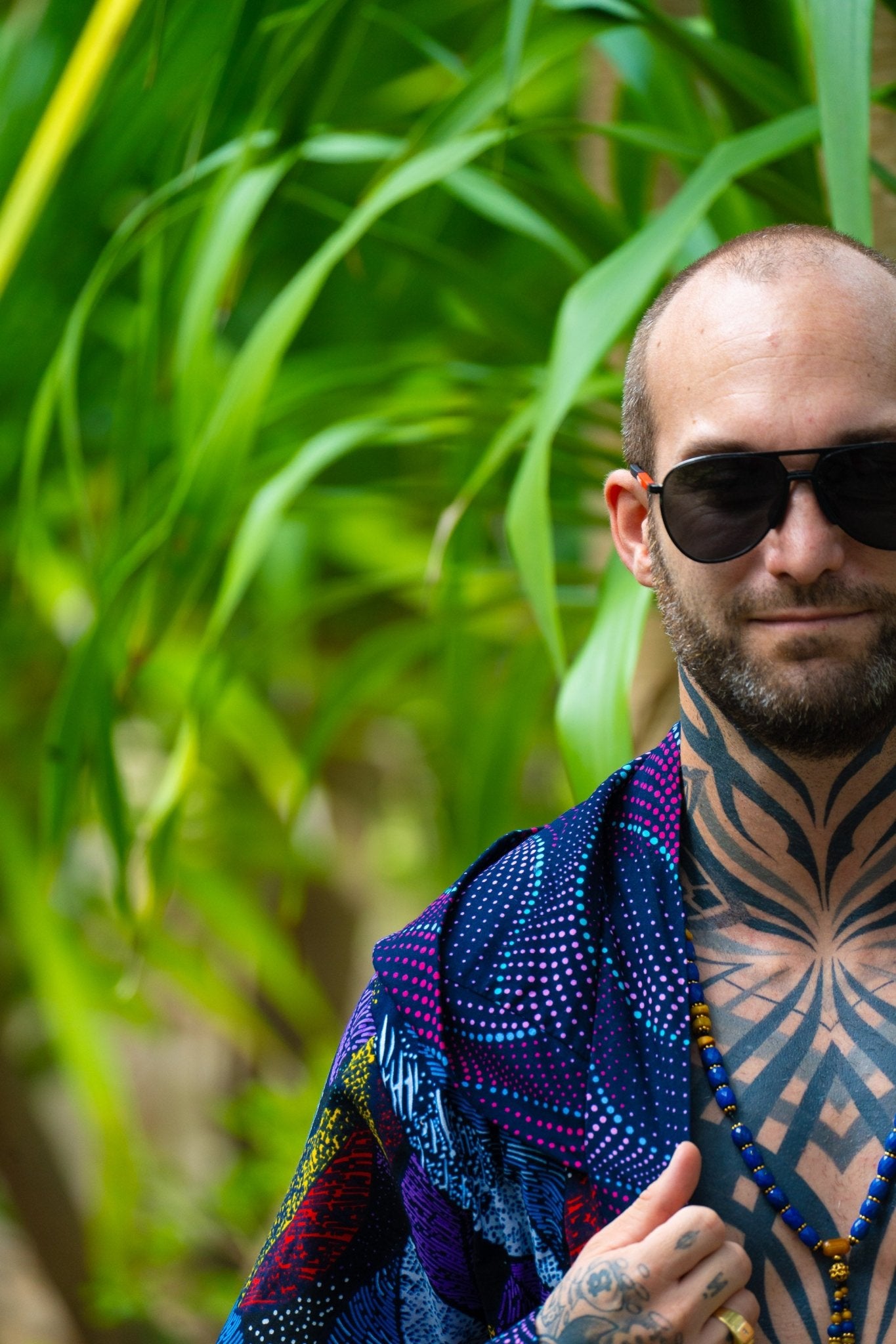 Midnight Garden Short Cover - Up — Luxury Resort Wear - Zawadi Hat Fashion