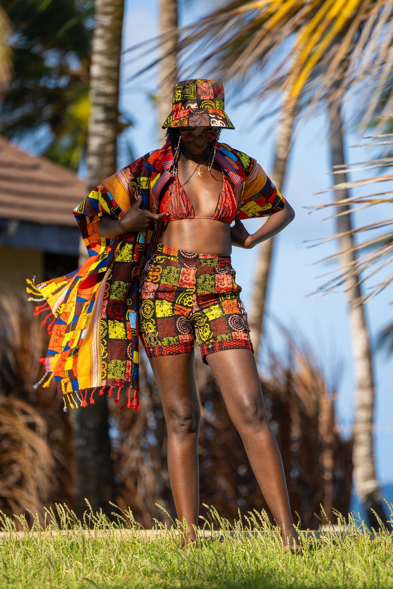 Spice Mix African Print Bucket & Safari Hats - Zawadi Hat Fashion
