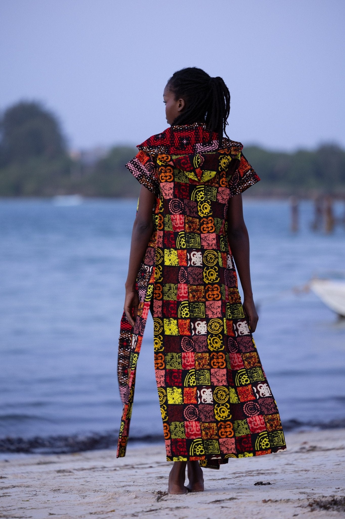 Spice Mix Long Cover - Up — Luxury Resort Wear - Zawadi Hat Fashion