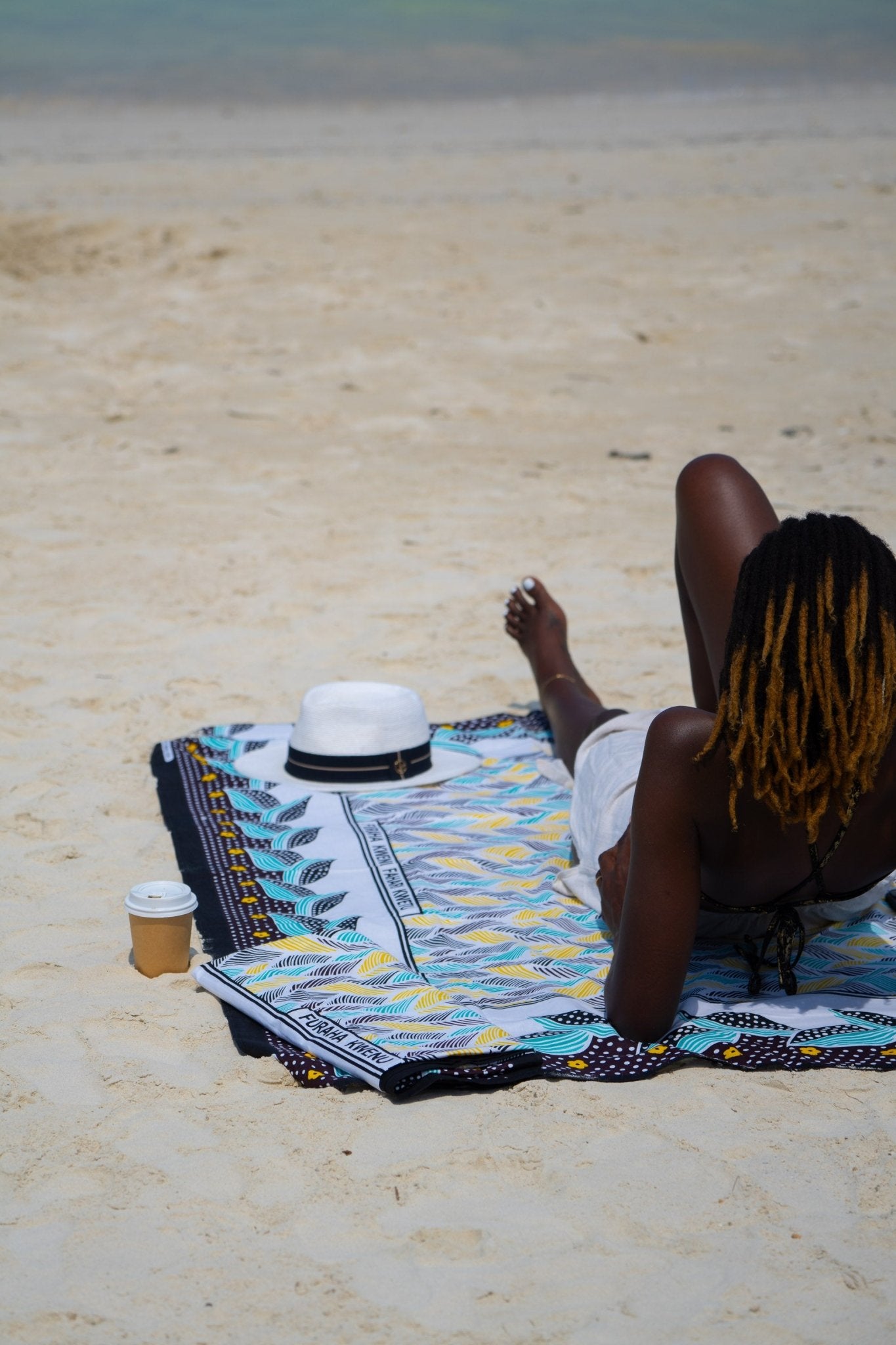 Swahili Leso Wrap — “Furaha Kwenu Fahari Kwetu” - Zawadi Hat Fashion