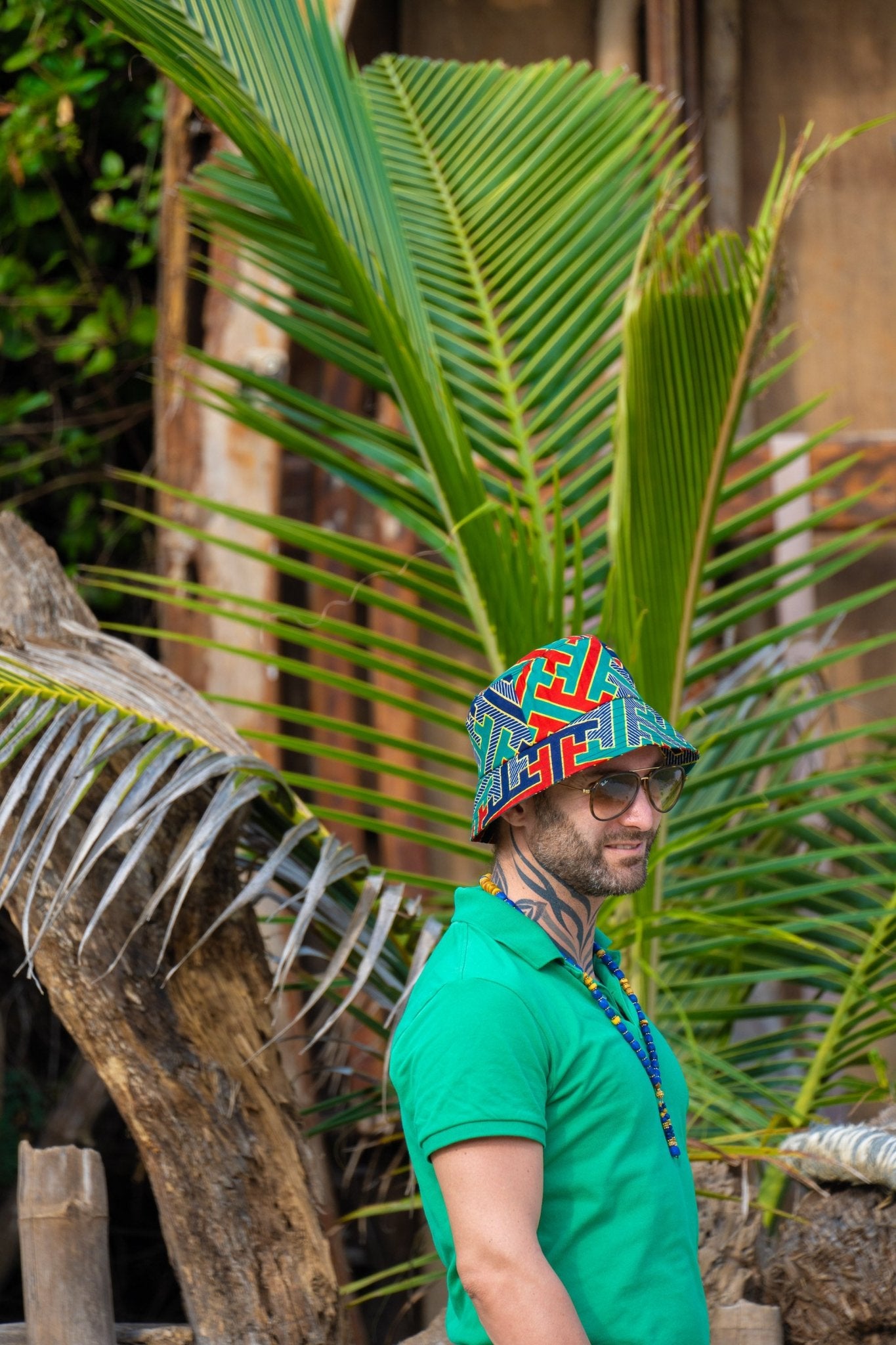 Zamu African Print Bucket Hat - Zawadi Hat Fashion