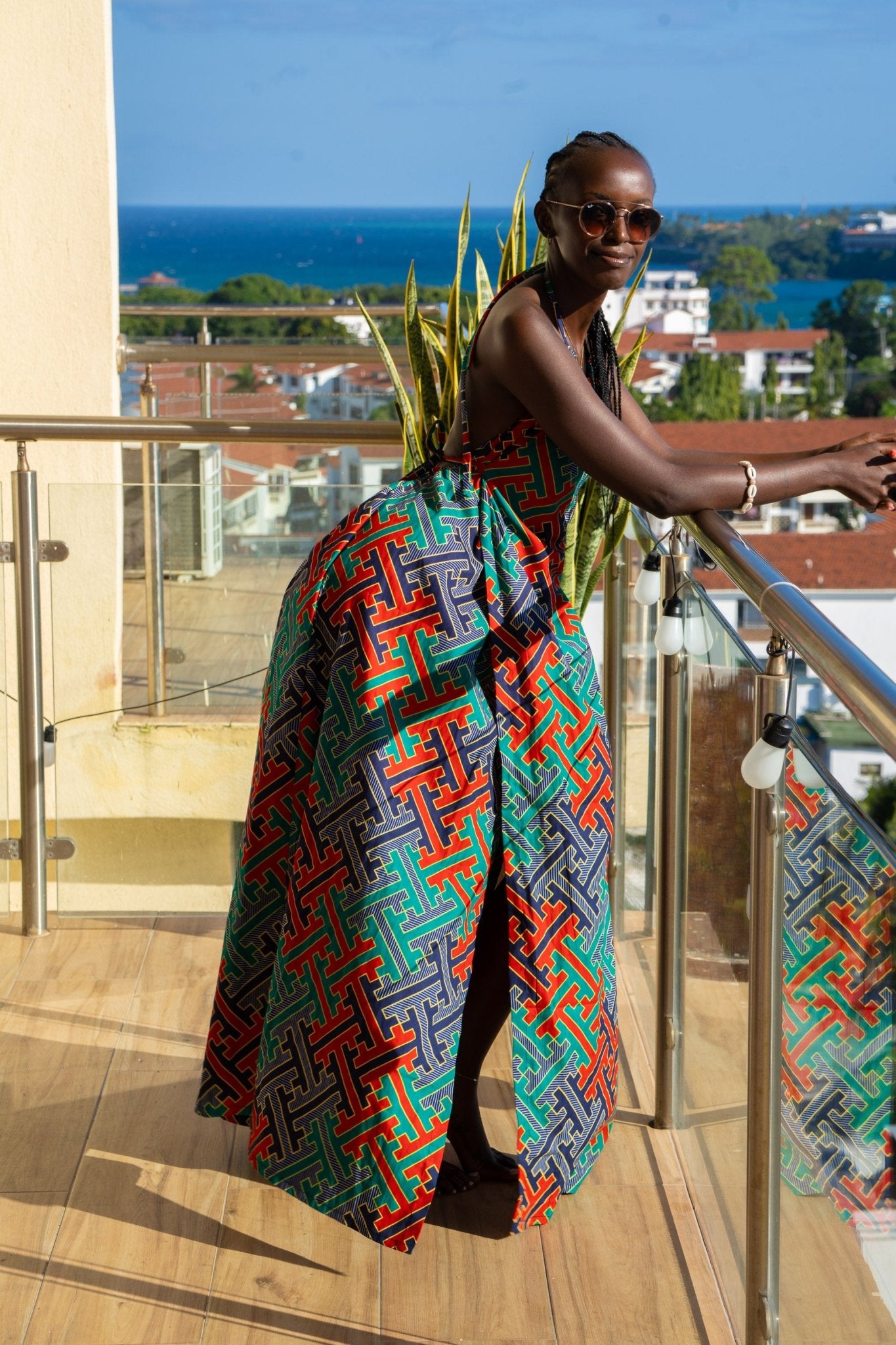 Zamu Open Back Dress - Zawadi Hat Fashion