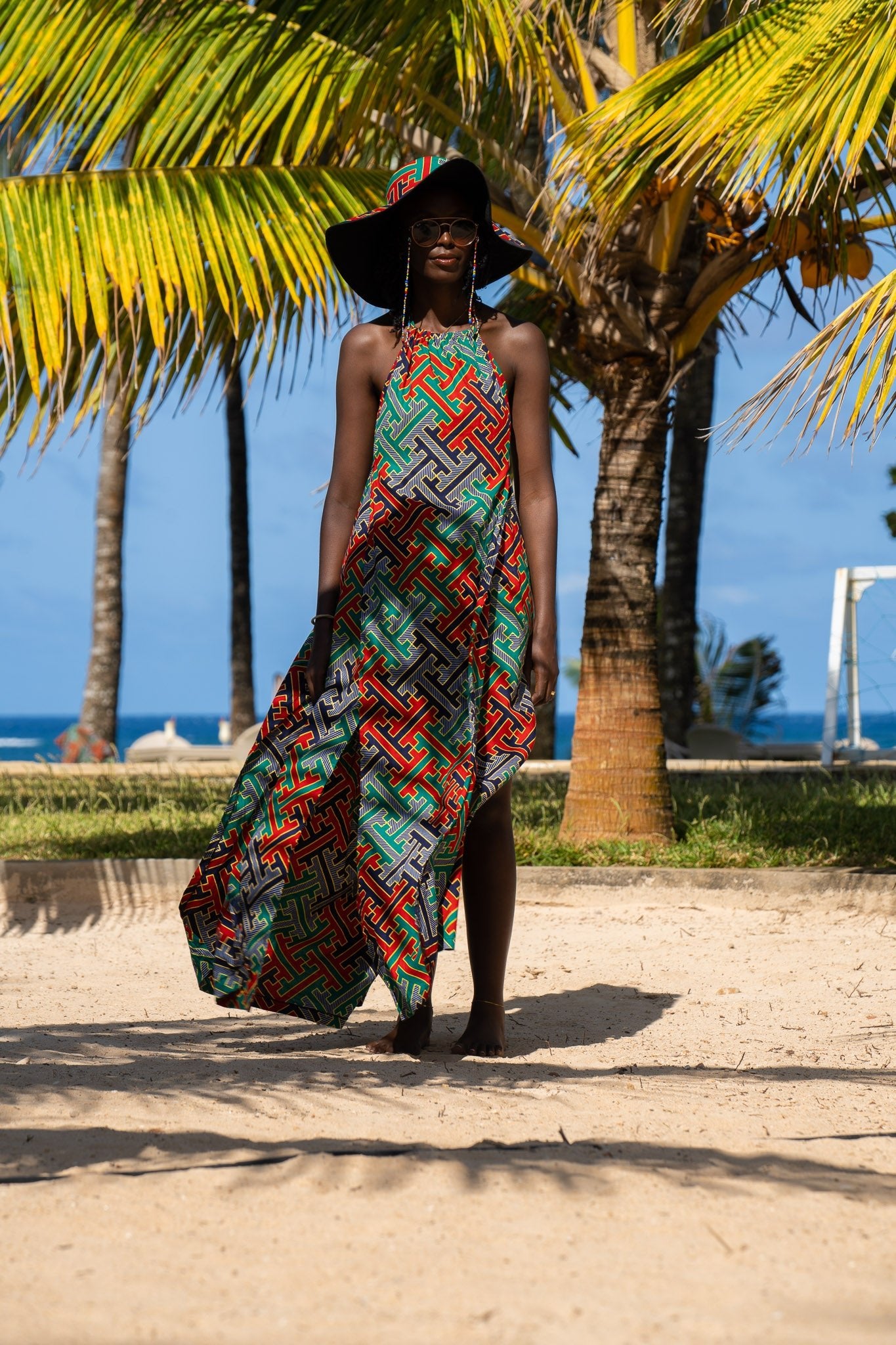 Zamu Open Back Dress - Zawadi Hat Fashion